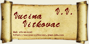 Vucina Vitkovac vizit kartica